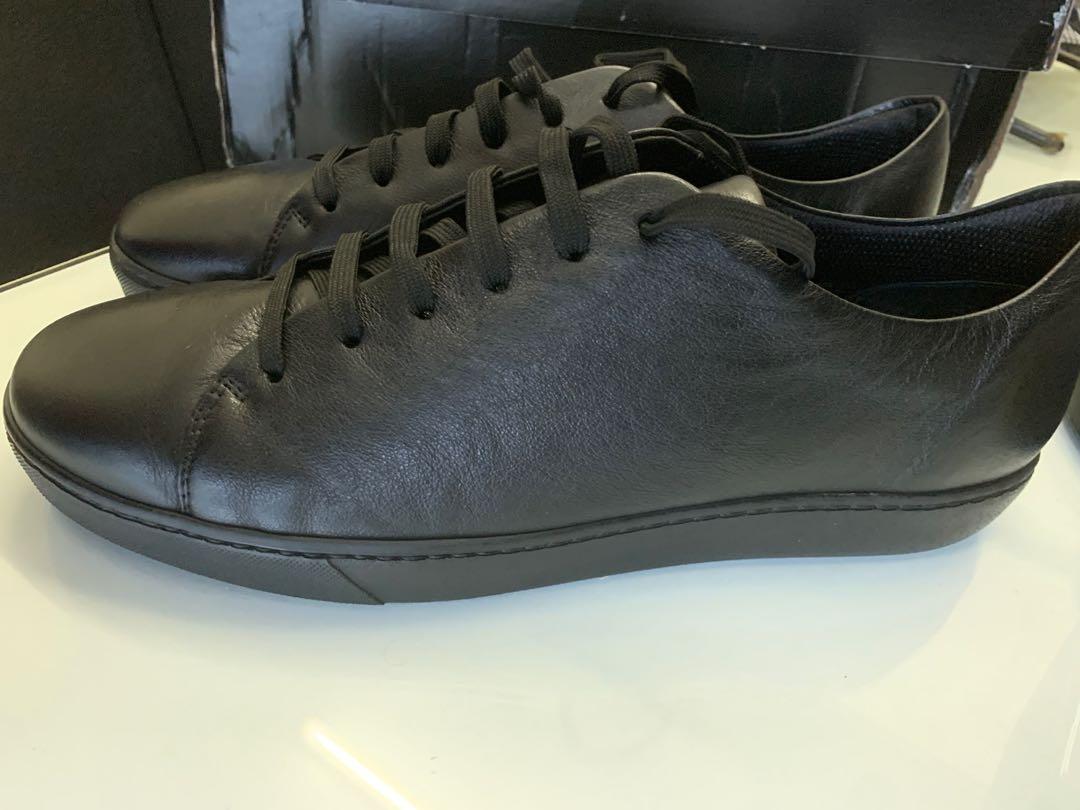 Gino Rossi Black Leather Sneaker