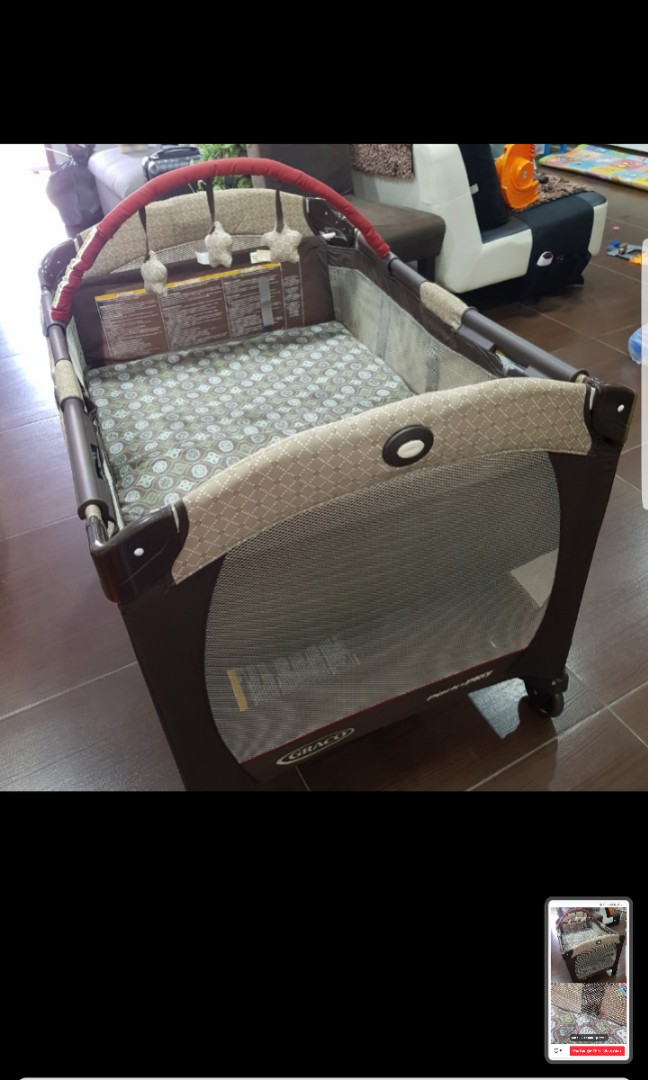 Graco Baby Cot also easy for travel, Babies & Kids, Baby Nursery & Kids