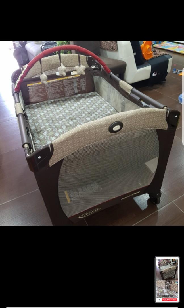 Graco Baby Cot also easy for travel, Babies & Kids, Baby Nursery & Kids Furniture, Cots & Cribs