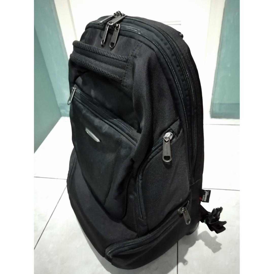 Hawk Backpack Trolley (Black) (Category: Backpacks) located in Bacoor. Submitted by silverearth_1b55dd (Listing ID 265637425, Image 3). Description: Hawk Backpack Trolley (Black) REPRICED DOWN TO PHP 1,400 * Details: - Used but in great working condition. - Original Hawk Backpack Trolley in Black Color. Trolley can be separated from Back Pack, ideal for Laptops. - Size is = Length x Width x Height: 15" x 10" x 21" - Listed price is "Last Price", 