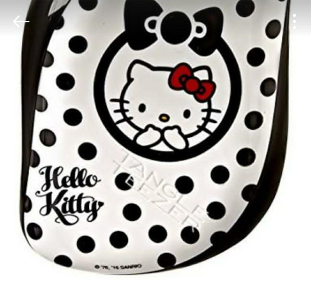 Tangle Teezer Compact Hello Kitty Black White Health Beauty Hair Care On Carousell