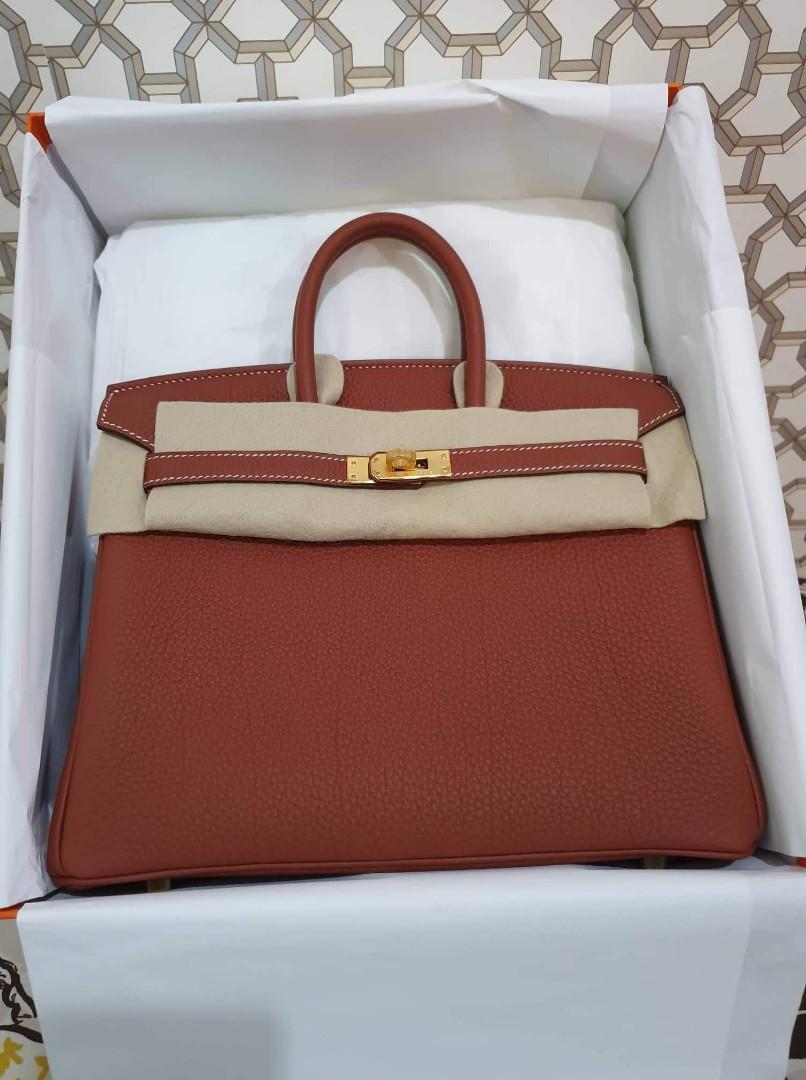 Hermes birkin 25 sienne