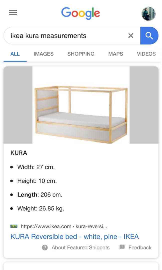 ikea kura bunk bed