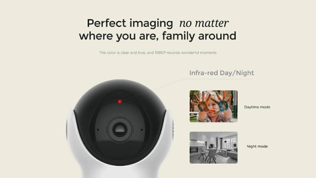 IP Camera (Category: Security Systems & CCTV Cameras) located in Singapore. Submitted by ryansiaa (Listing ID 265766980, Image 3). Description: RAPLINK IP Camera Camera specifications -Full HD 1080P -Wide angle 115° -Night vision -Two-way communication -Motion detection -Decibel detection -SD card recording Price is inclusive of 1 year warranty.