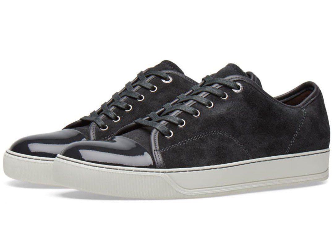 Lanvin patent clearance toe trainers