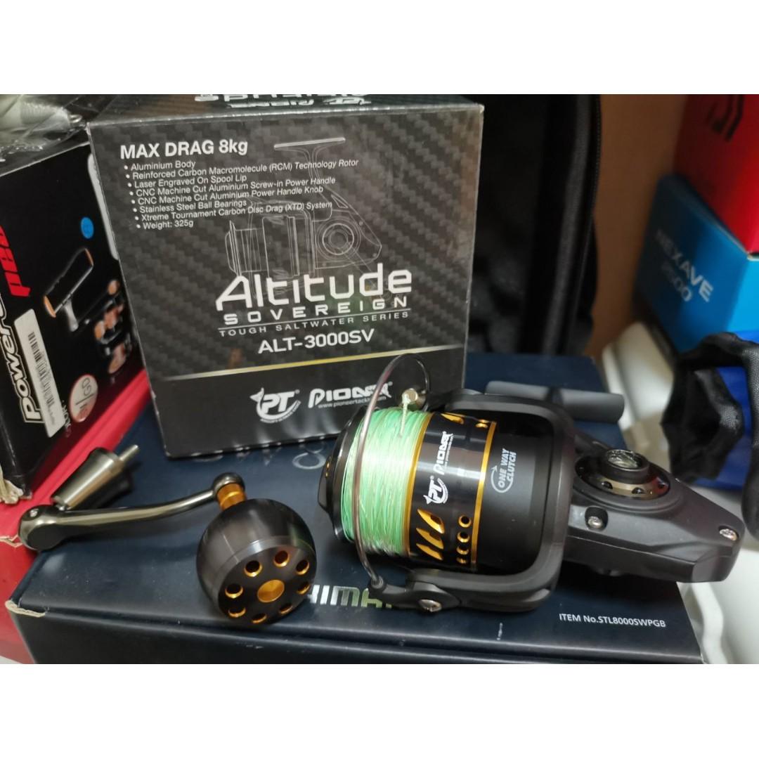 NEW) PIONEER ALTITUDE BC JIGGING REEL 8KG DRAG!!