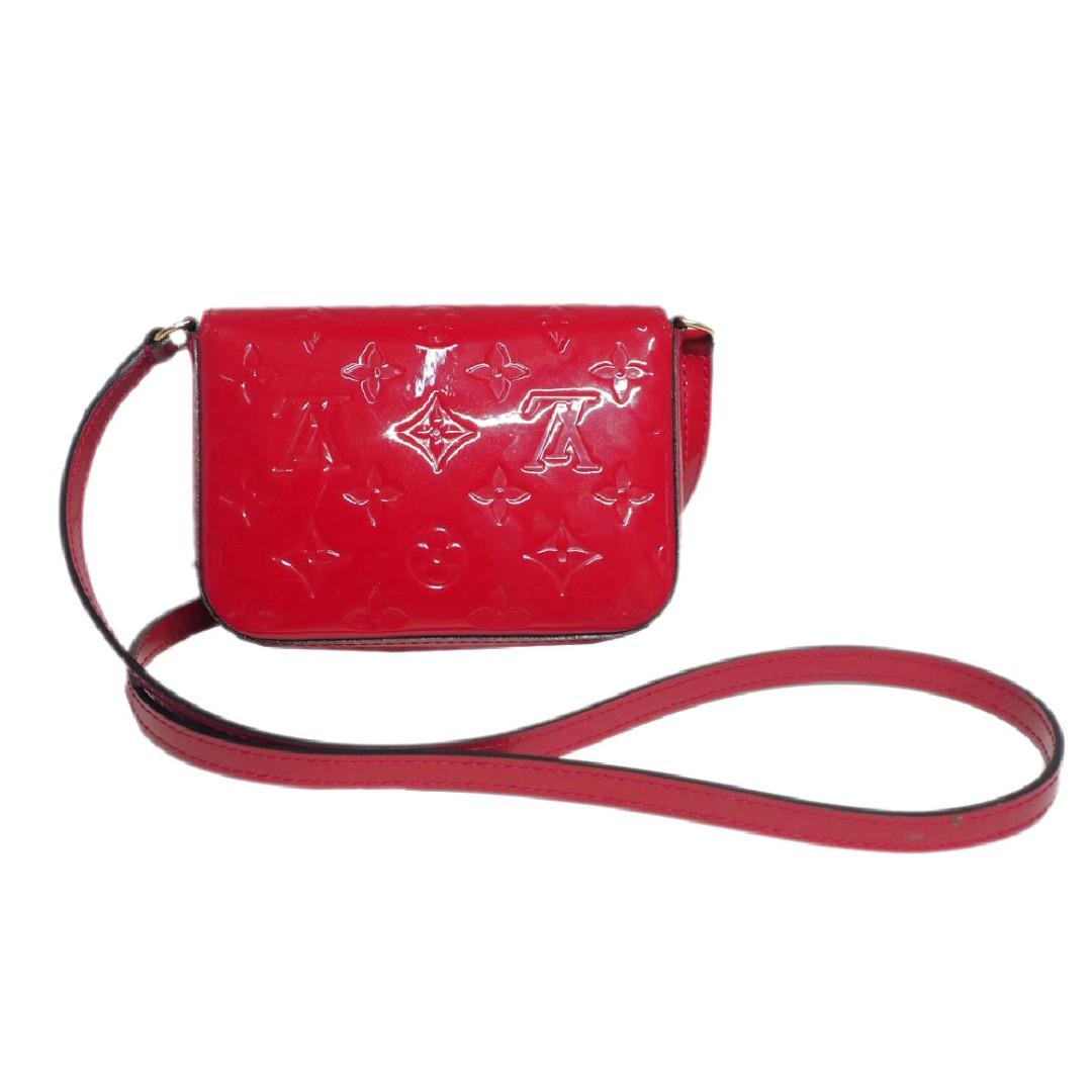 Louis Vuitton Crossbody Sac Lucie Monogram Vernis Mini Rose Indien in  Patent Leather with Brass - US