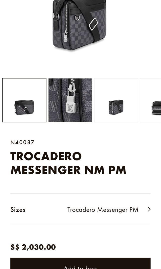 LOUIS VUITTON Trocadero Messenger PM Shoulder Bag N40087