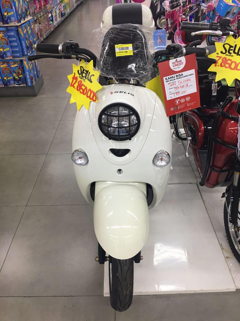 Motor Listrik Selis Scootic bisa cicilan pake ktp, Motor di Carousell
