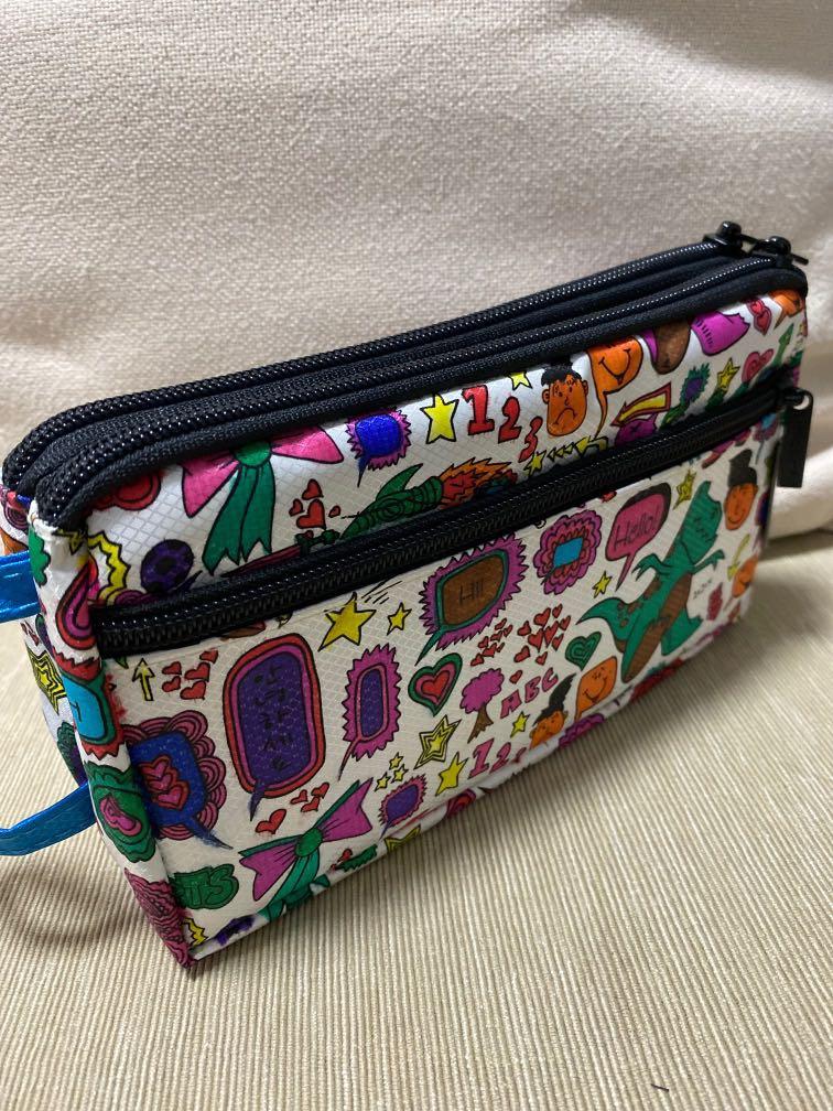 Multipurpose pouch (Category: Everything Else) located in Singapore. Submitted by buysmile (Listing ID 265751693, Image 2). Description: Two Design - Funky or Fauna Coloured by a down-syndrome kid with effort and passion, this multipurpose pouch bag can put either make up, stationary or toiletries. Every pouch comes with different colour. Thank you for support!.