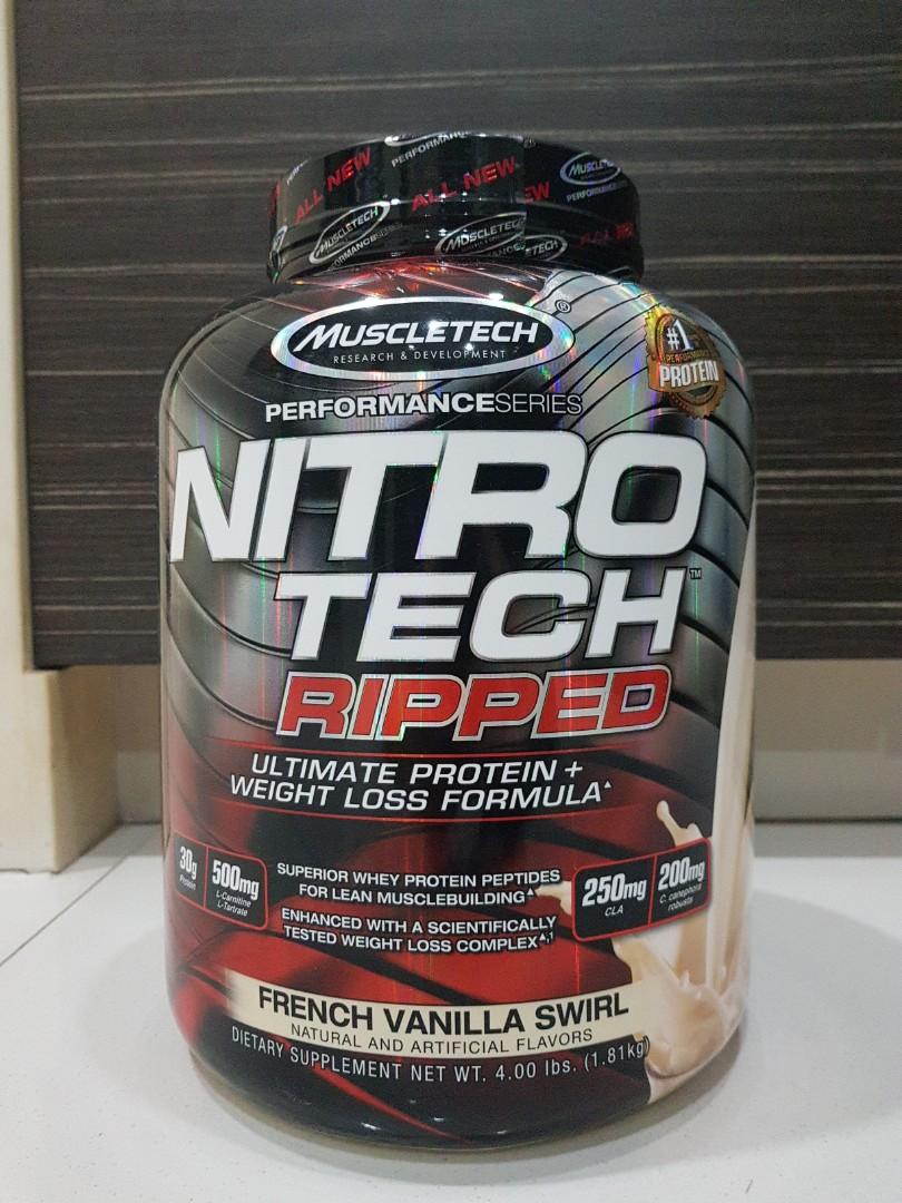 Muscletech Nitro Tech Ripped French Vanilla Bean 1.81kg