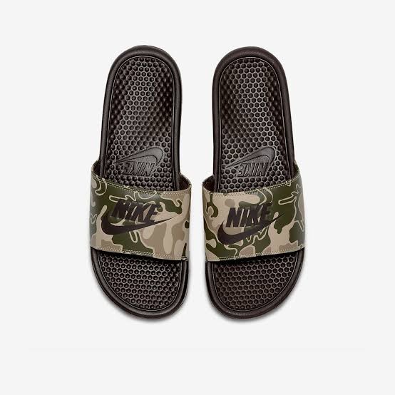 camo nike sandals