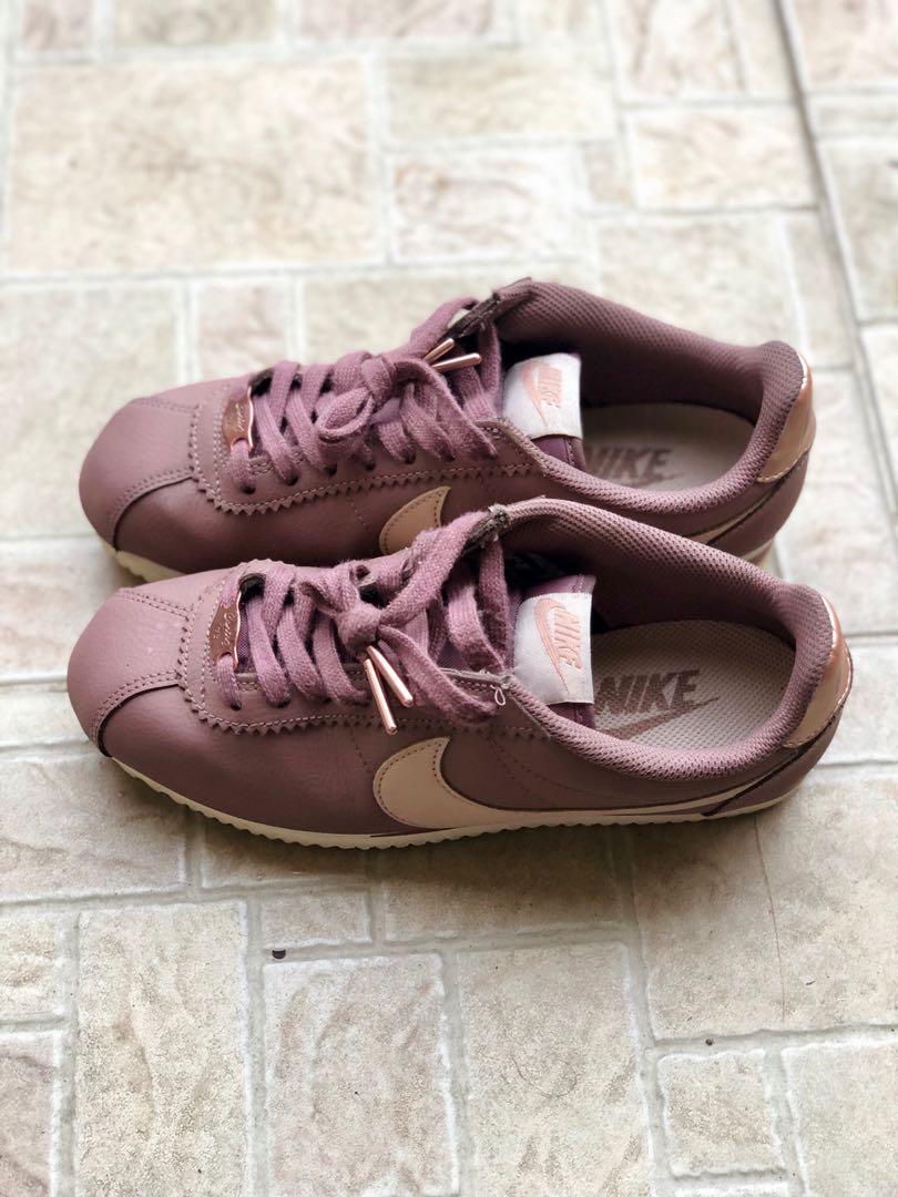 smokey mauve nike cortez