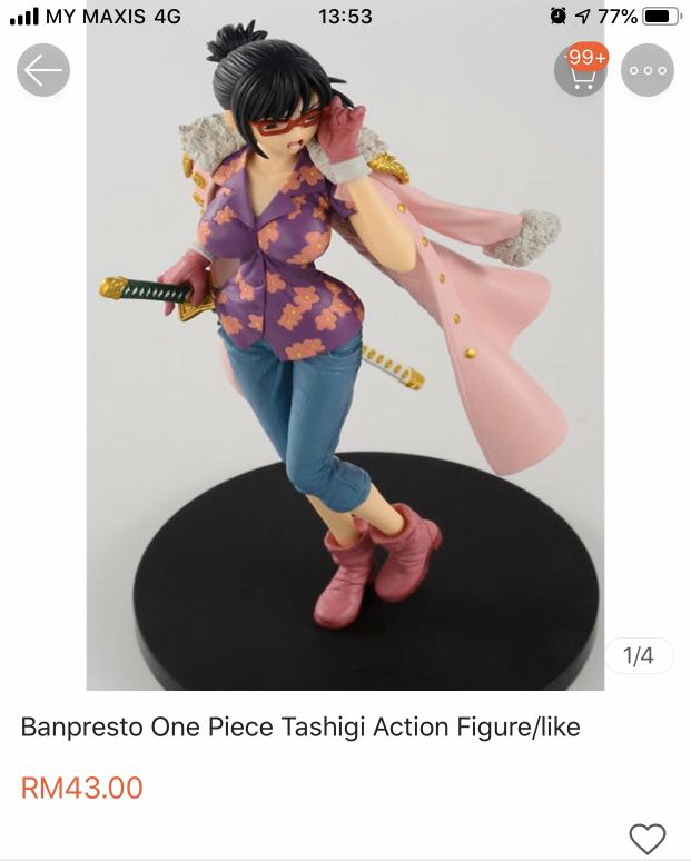 One Piece Figure Tashigi, Hobbies & Toys, Collectibles & Memorabilia