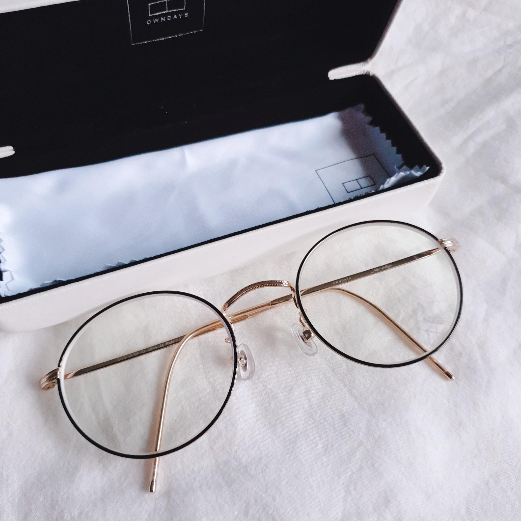 Owndays John Dillinger Korean Style Round Frame Spectacles Glasses