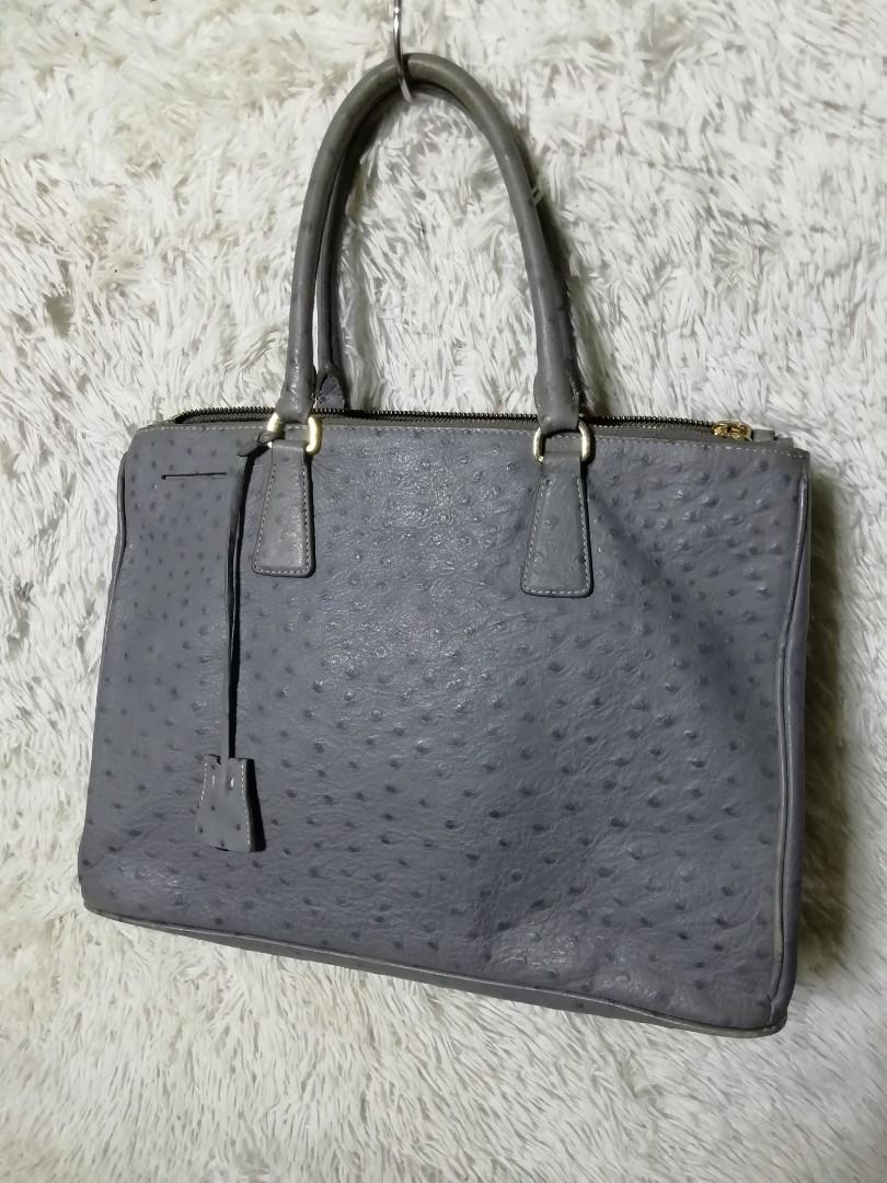 Prada discount ostrich handbag