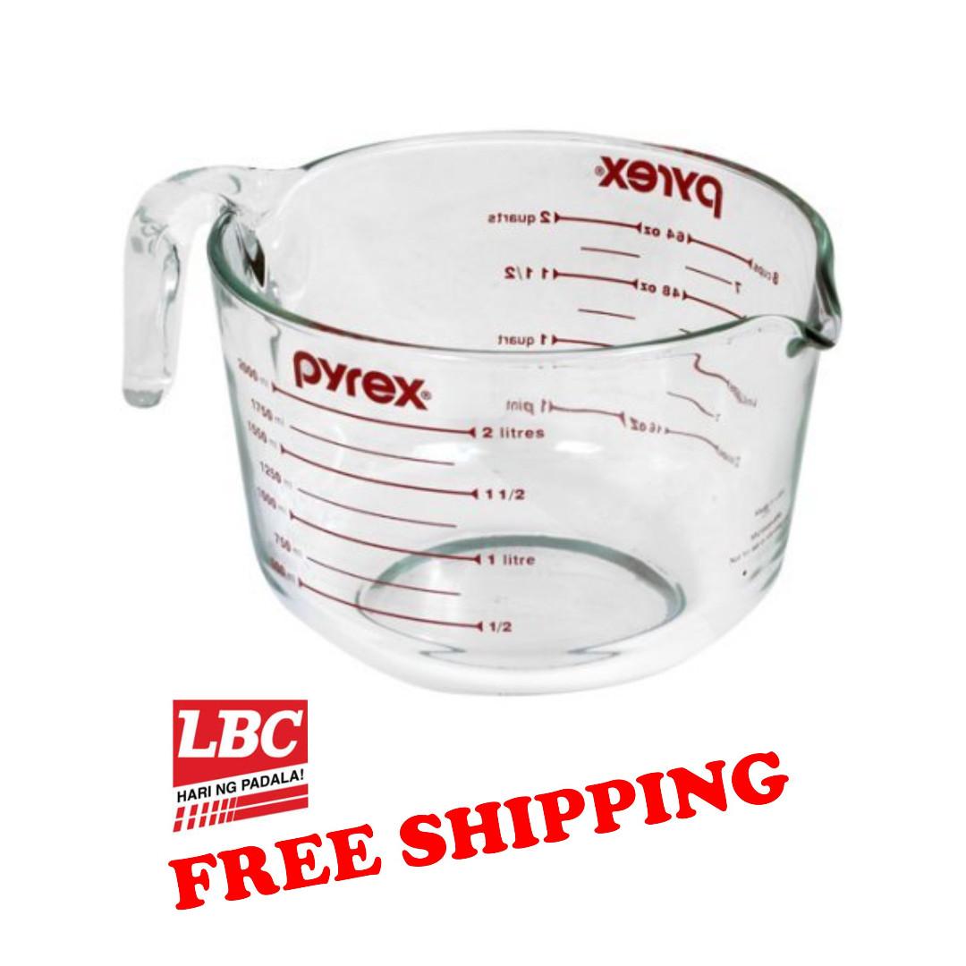 Commercial Glass Measuring Cup, 8 Cup Capacity (2 Liters),  Transparant - Yahoo Shopping