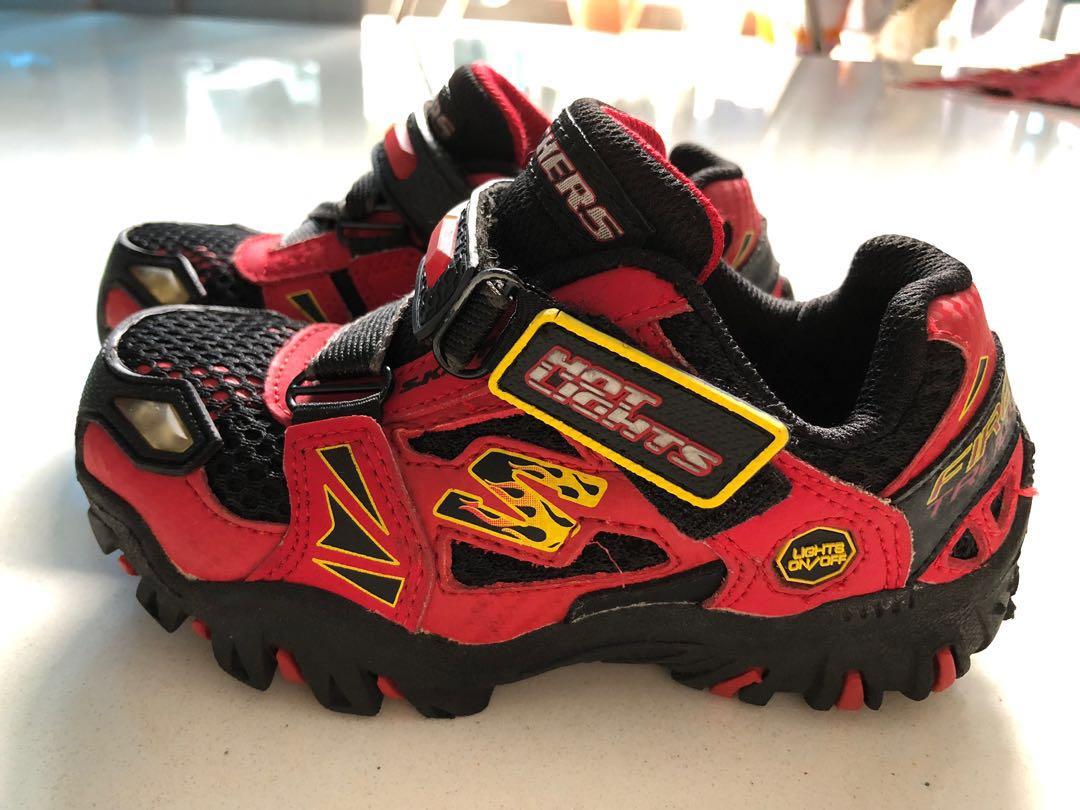 Skechers Boys Damager Fire Truck Red Black Hobbies Toys Toys