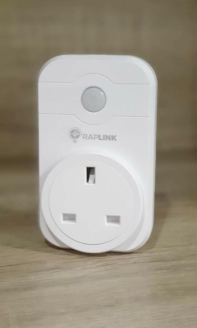 Smart Plug (Category: Electrical, Adaptors & Sockets) located in Singapore. Submitted by ryansiaa (Listing ID 265765552, Image 1). Description: RAPLINK'S Smart Plug Complies with IMDA and has Safety Sticker Enjoy full control of your Smart Plug with features such as : Remote control of your plug Voice control (via google home etc) Fully customisable scheduling Timer to on/off plug Price is inclusive of 1 year warranty.