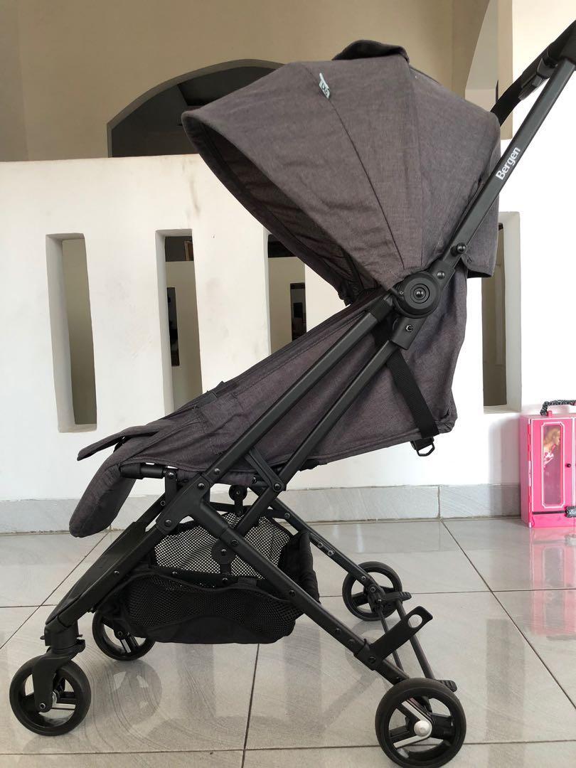 stroller merka chris olins kabin size warna grey baru di pakai 2 bulan tetap jrg di pakai bisa di gunakan untuk anak usia 0 36 bulan berat