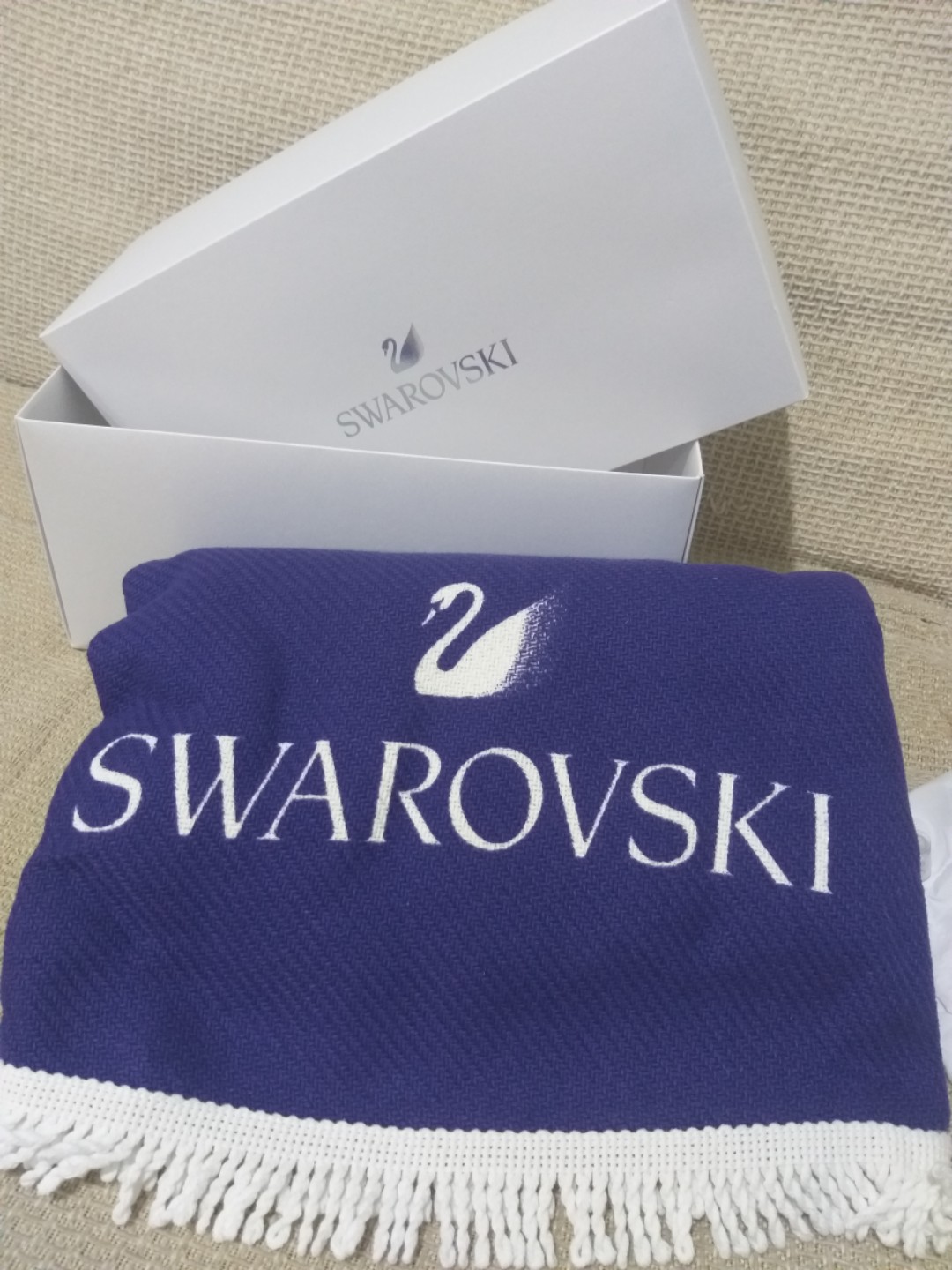 Swarovski beach towel store