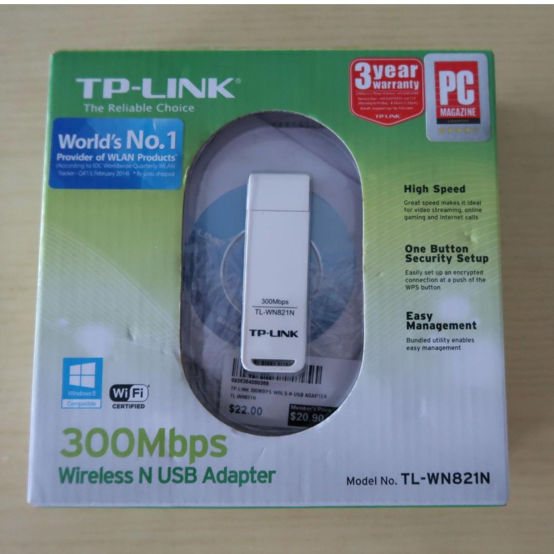 Tp Link Wireless Usb Adaptor Tl Wn1n Electronics Computer Parts Accessories On Carousell