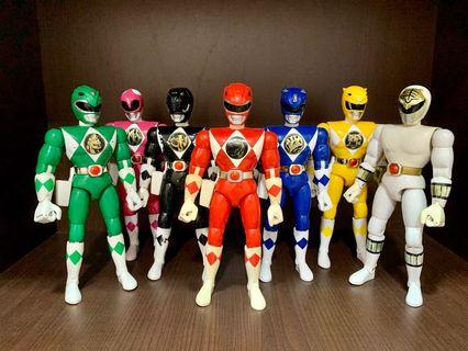 power rangers in space figures