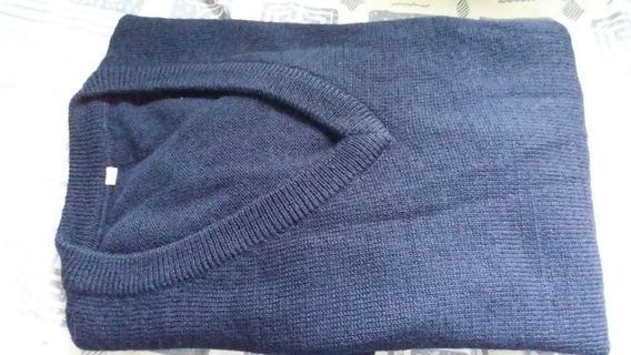 全新深藍色長袖 V領 冷衫 校服 制服 202564246020802050110