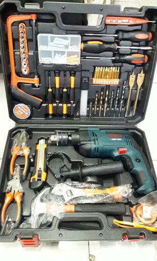 Bosch Hammer Impact Drill with Toos Set