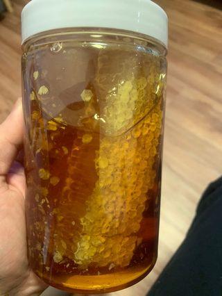 天然野生蜂巢蜜