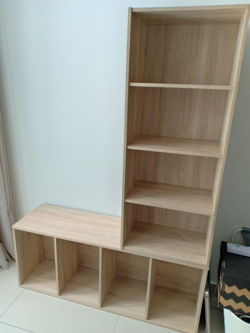 2 set Bookshelf / Compartment Shelf, Furniture & Home Living, Furniture
