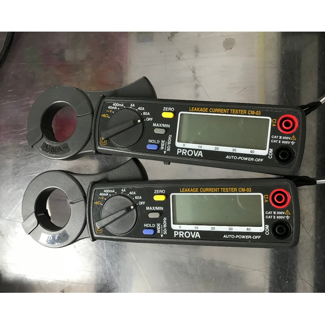92) PROVA CM03 CM/03 Digital Leakage Current Tester, Electronics