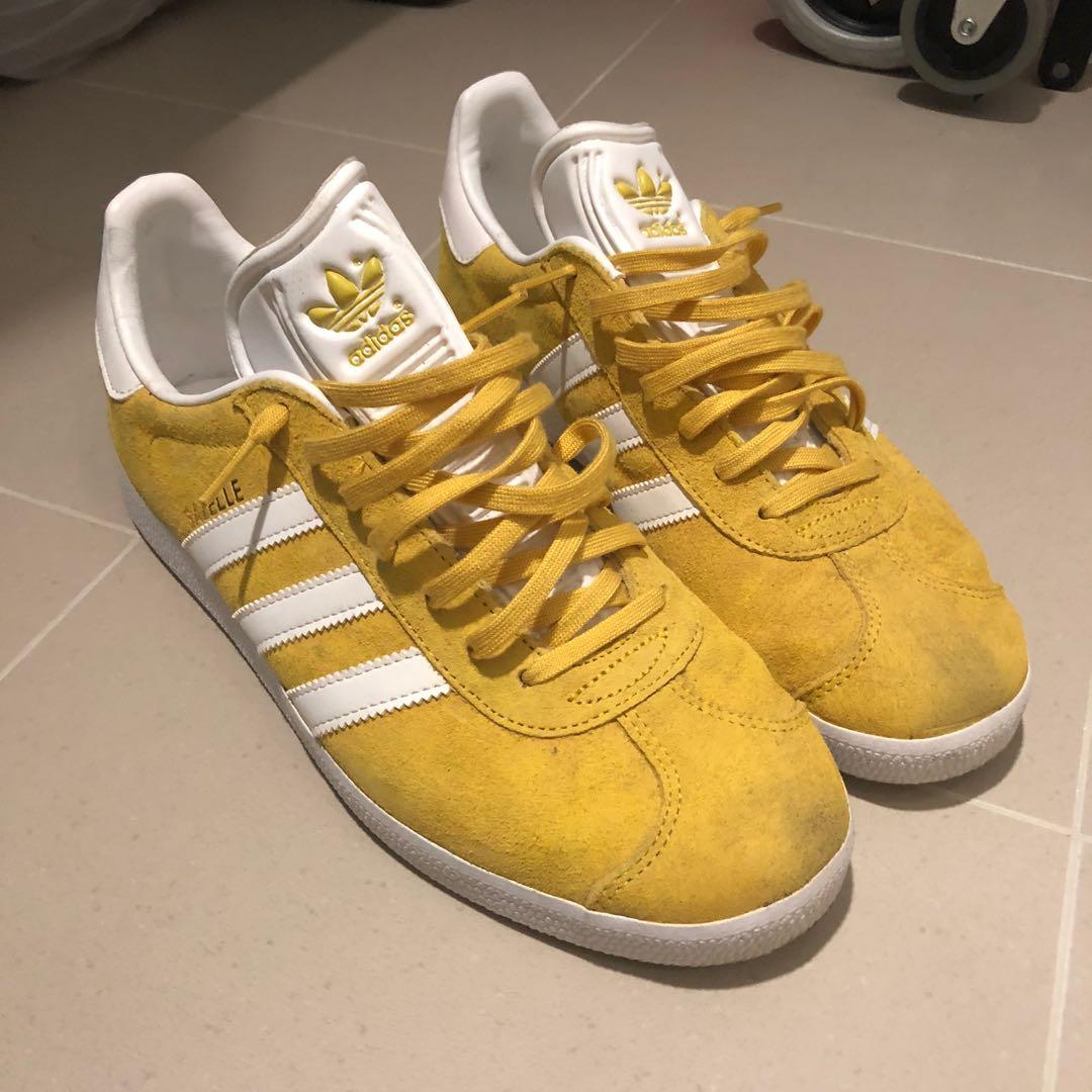 yellow trainers adidas