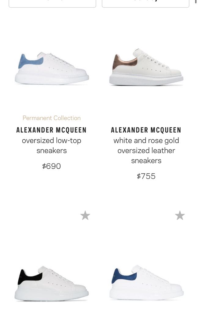 alexander mcqueen sneakers black and gold