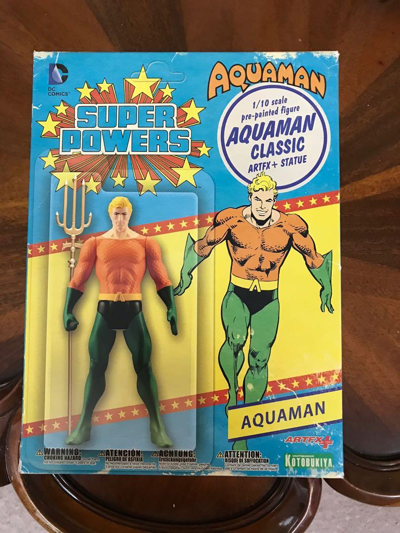 DC Comics Aquaman Classic 1/10 Scale Pre-Painted Figure Kotobukiya ARTFX 