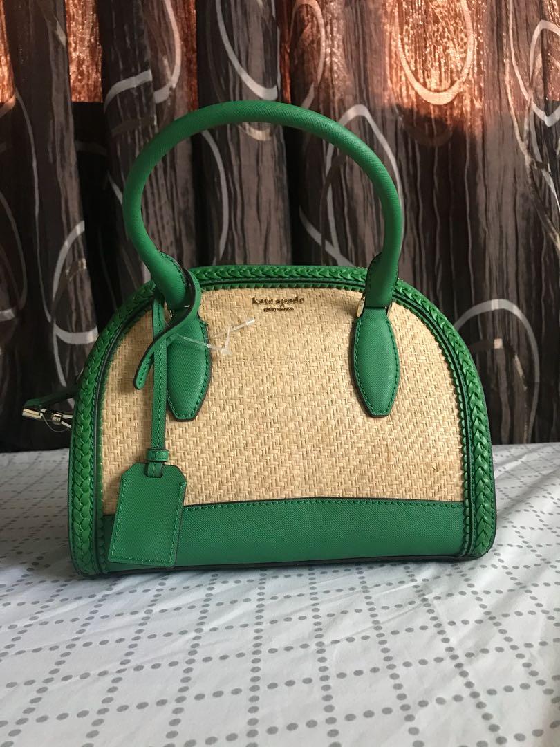 Reiley straw medium dome satchel online
