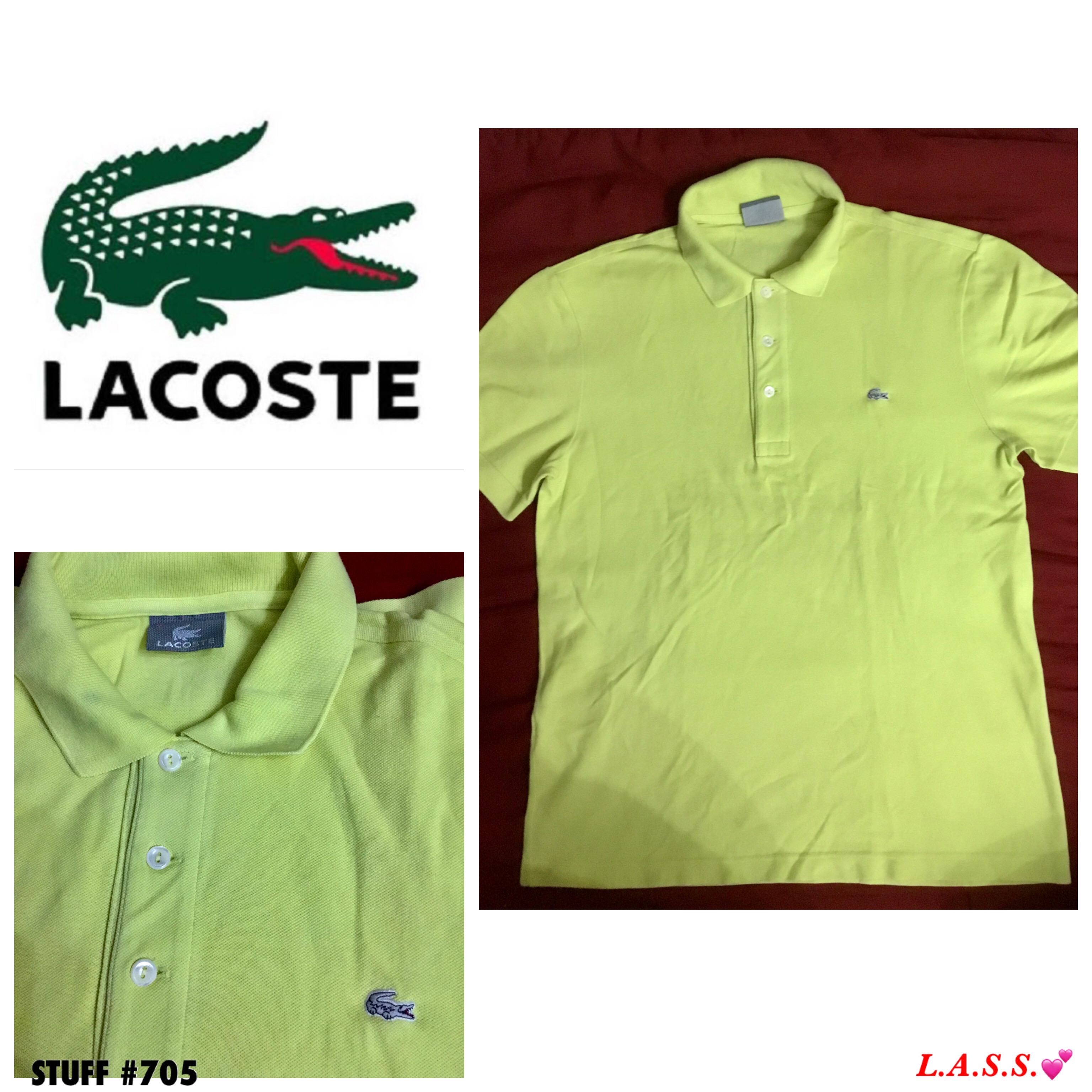 AUTHENTIC LACOSTE SILVER EDITION TAG on Carousell