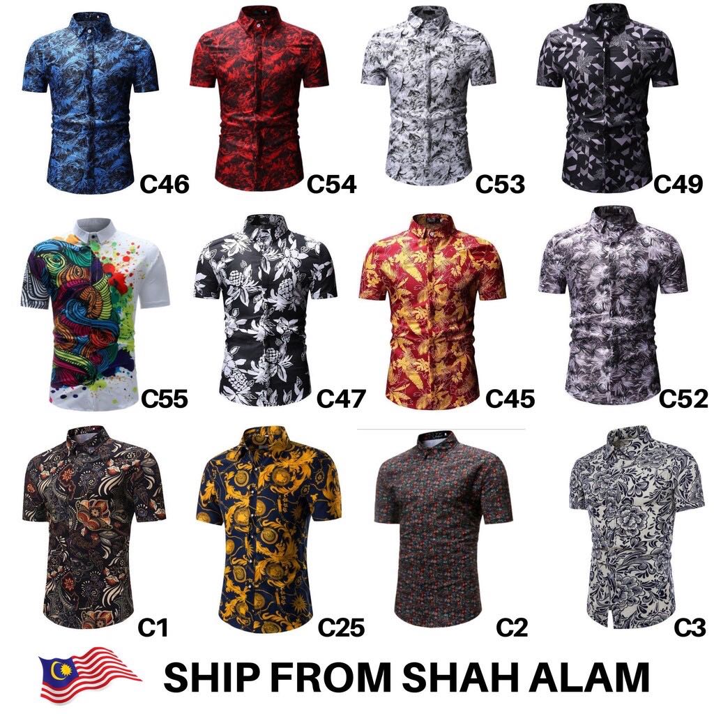 Baju kemeja batik, Men's Fashion, Tops & Sets, Formal Shirts on Carousell