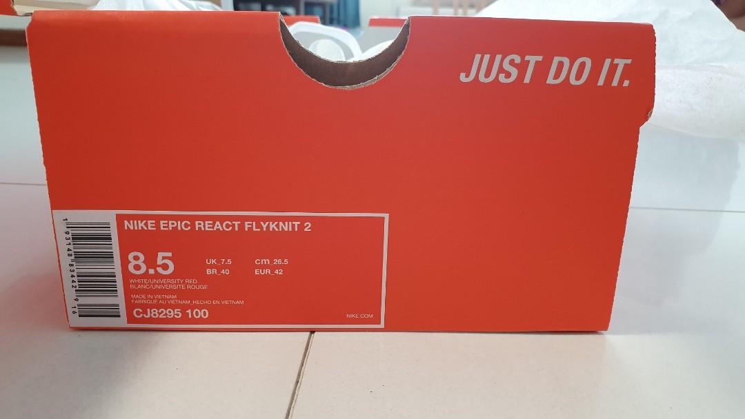 Epic react flyknit 2 blue ribbon shop