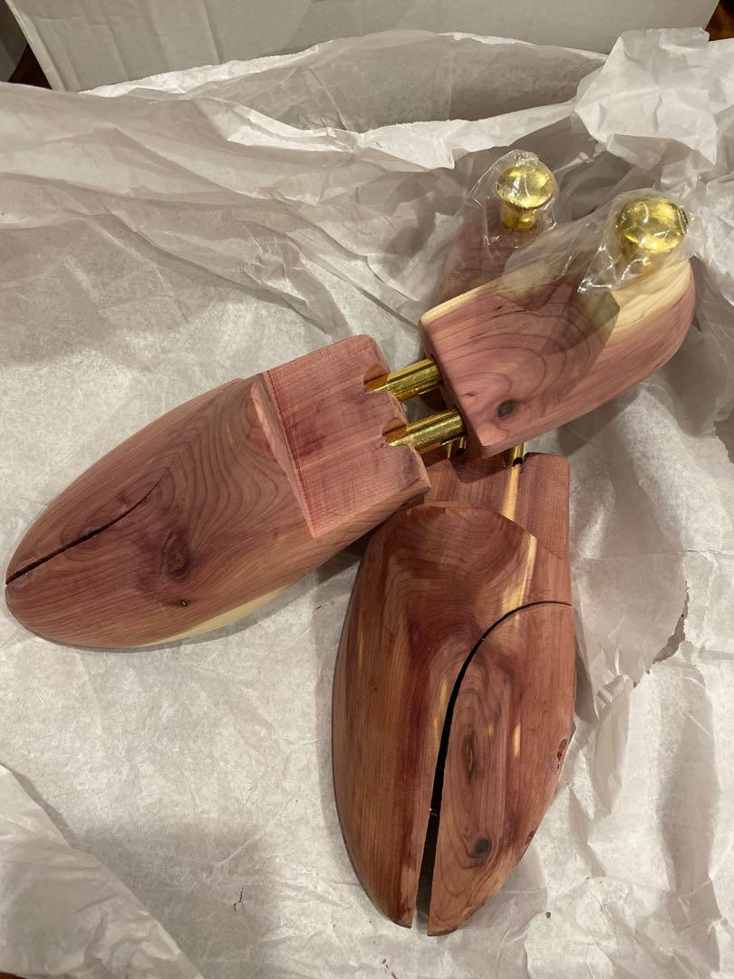 BNIB Quality Cedar Wood Shoe Tree for Dress Shoes, Men's Fashion