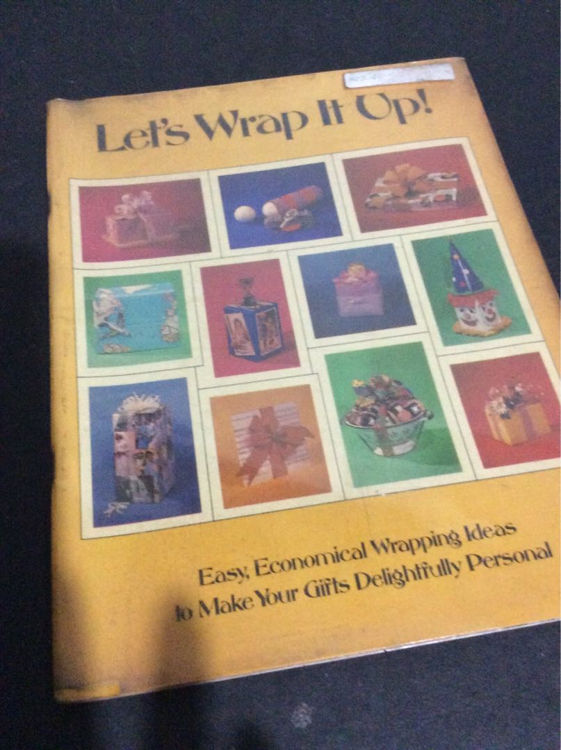 Book about WRAPPING things! Color pages!