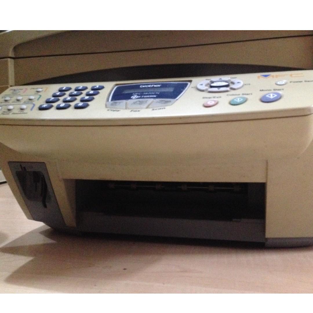 Brother 3 in 1 Printer, Scanner, Copier (Category: Printers, Scanners & Copiers) located in Manila. Submitted by tinseyra (Listing ID 265865656, Image 1). Description: Used Printer,Scanner, Photocopier, - Colored - It was stocked for a year.