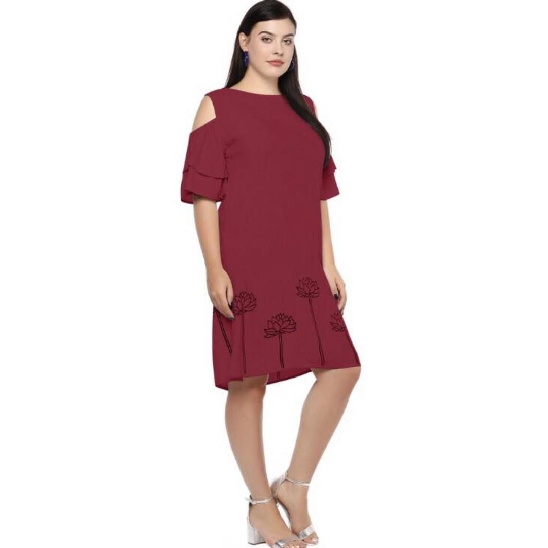Cold shoulder Plus size dress 😍 (Category: Dresses) located in Manila. Submitted by mickeymon (Listing ID 265844587, Image 1). Description: to order send us: FULLNAME: COMPLETE SHIPPING ADDRESS CONTACT #’s PAYMENT CHOICES: GCASH, BPI, Eastwest or Any remittances PHOTO OF ORDERS 👗 1-2 days reservation only!!!Send us proof of payment via facebook messenger or viber/whatsapp 0966-621-2766 ♥️ Order now while stocks last 😉👀✔️.