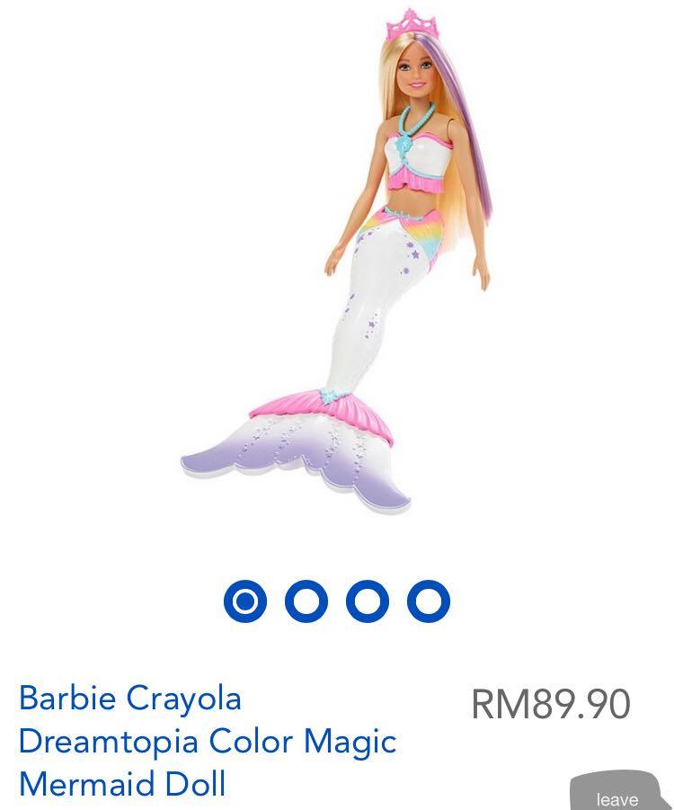 barbie dreamtopia crayola