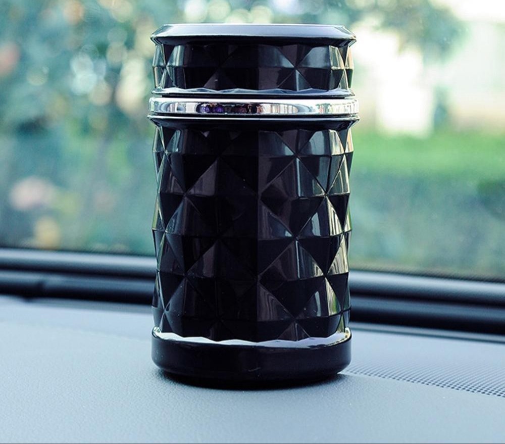 FREE DELIVERY: Car LED Light Smoking Ashtray Cup Travel Home Vehicle