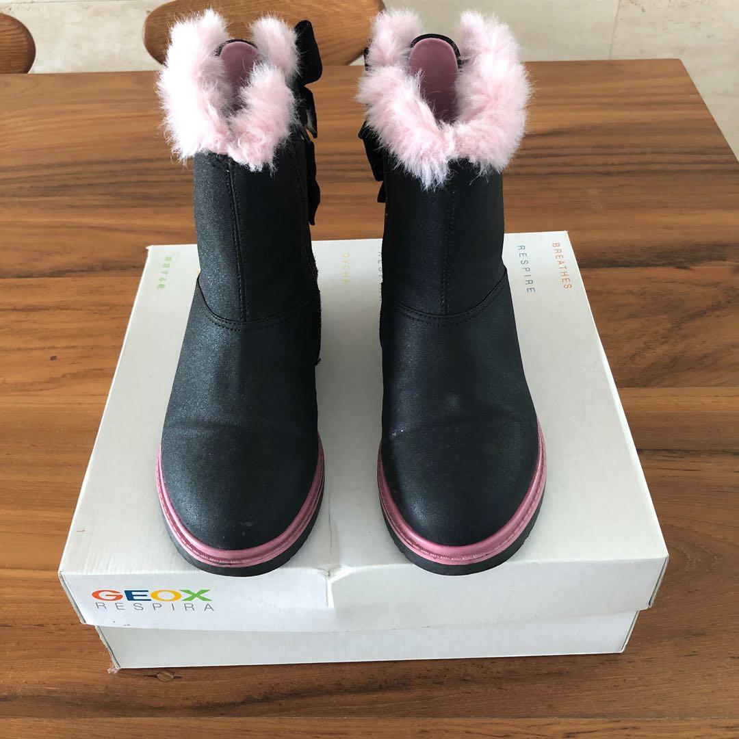 GEOX Girls Winter Boots Babies Kids Babies Kids Fashion on