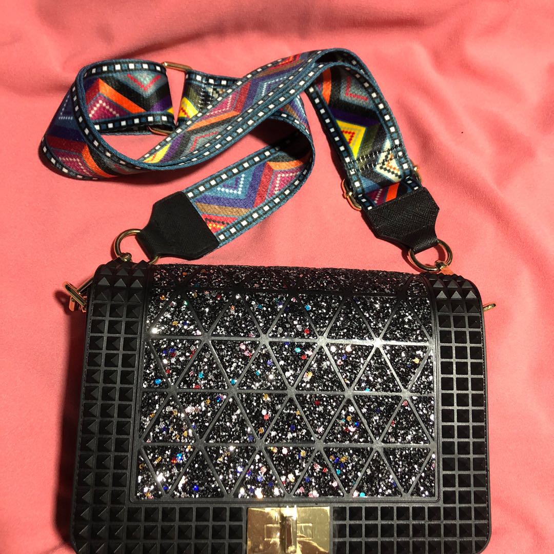 Glittery Jelly Toyboy Bag, Women's Fashion, Bags & Wallets, Cross