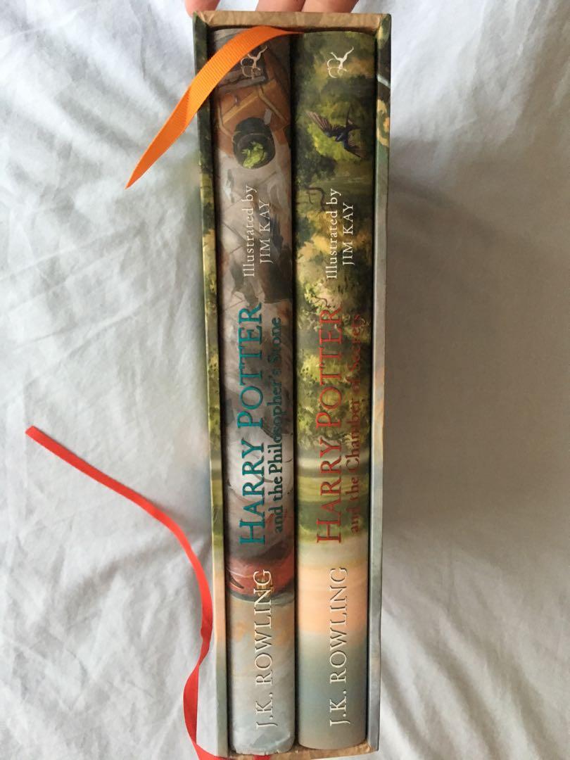 Harry Potter illustrated box set, Hobbies & Toys, Books & Magazines