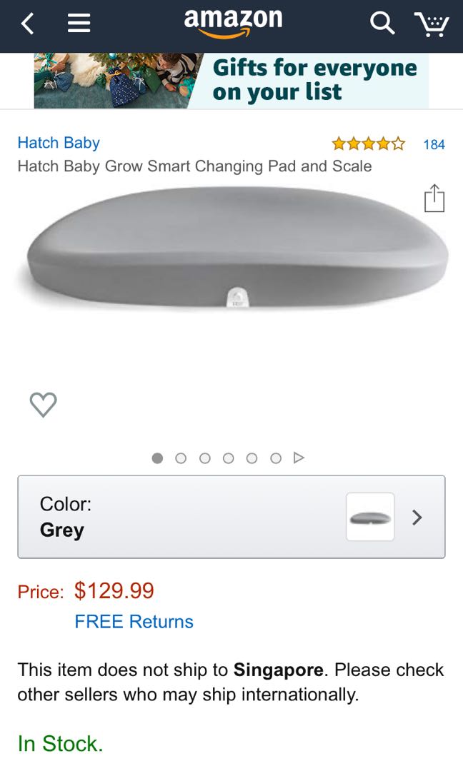 Hatch Baby Grow Changing Pad and Scale Babies Kids Nursing