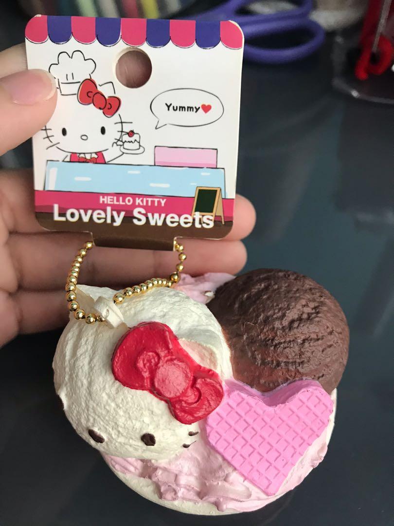 Hello Kitty Sweets Cafe Ice Cream Squishy Toys Games Others On Carousell